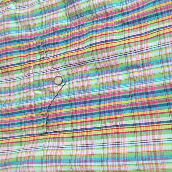 POLO Ralph Lauren | RL Western | Pearl Snap | Multicolor Plaid | Size XXL - Picture 4 of 8